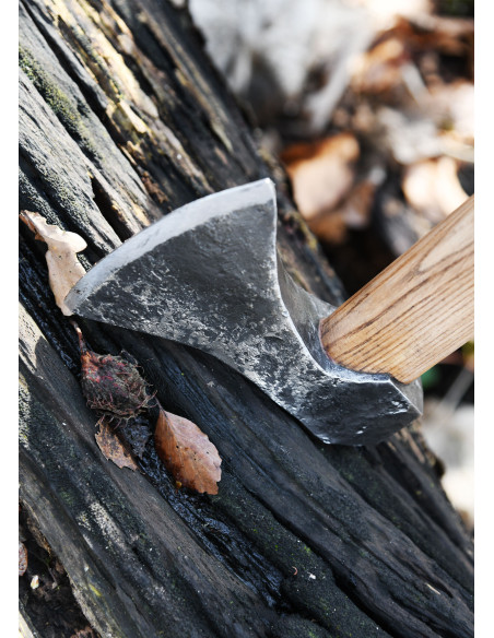 Vikingbijl met handgesmeed staal,...