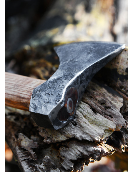 Hacha Vikinga con acero forjado a...