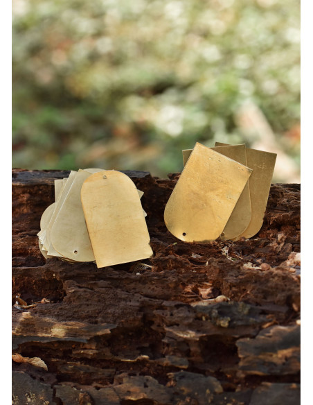 Satz von 25 Messingplatten für...