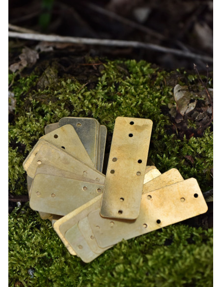 Satz von 25 Messingplatten für...