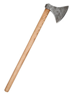 Vikingeøkse med håndsmedet stål, type M (82 cm.)