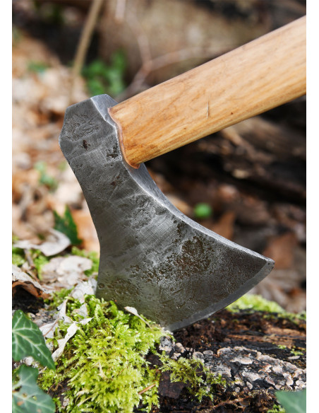 Vikingbijl met handgesmeed staal,...