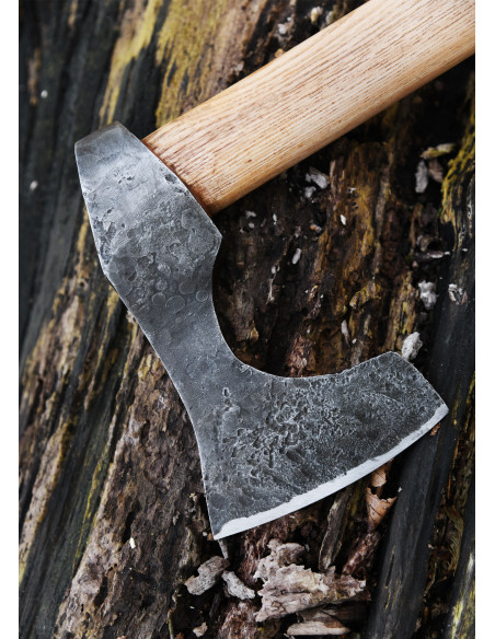 Vikingbijl met handgesmeed staal,...