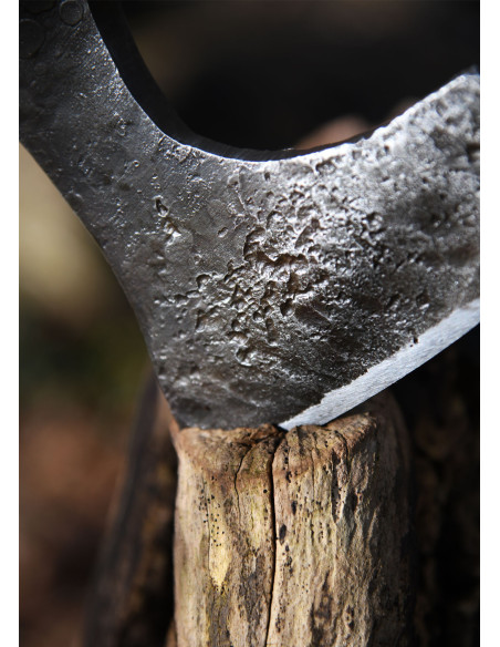 Vikingbijl met handgesmeed staal,...