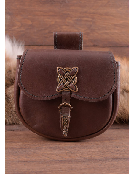 Keltisk middelalderlig lædertaske (15...