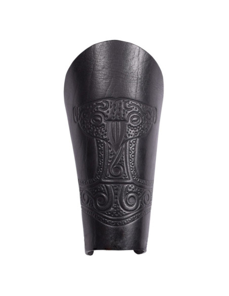 Thor's Hammer læder vikingearmbånd