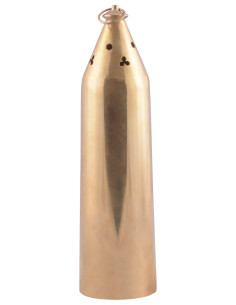 Mittelalterliche Laterne aus Messing mit Hornfenstern (31... 2