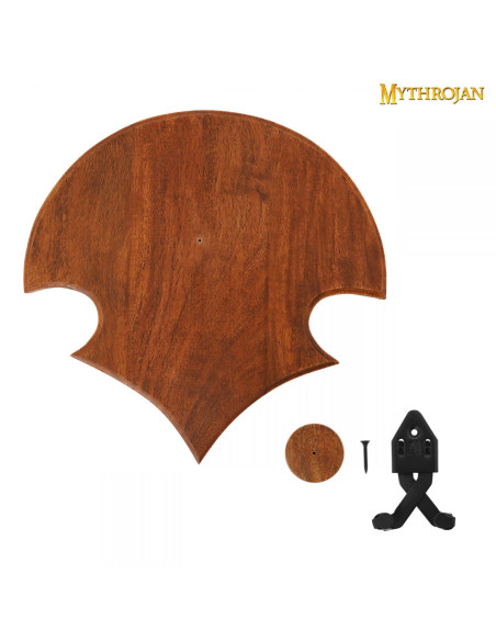 Steun, hout en metaal, spikes om...