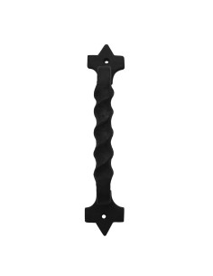 Tirador de puerta medieval largo en forja 2