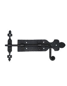 Geschmiedeter mittelalterlicher Türriegel 2