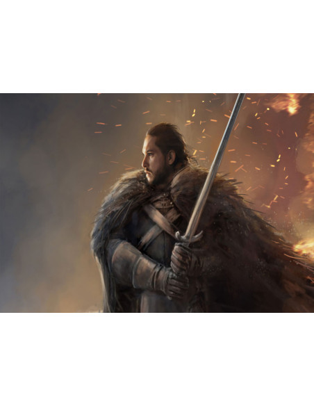 Banner-Flagge von Jon Snow, Game of...