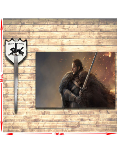 Banner- und Schwertpaket von Jon Snow, Game of Thrones