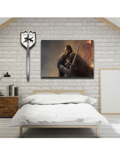 Jon Snow Banner en Sword Pack, Game of Thrones 2