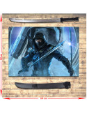 Pack estandarte + Espada Ronin De Hawkeye, Serie Avengers