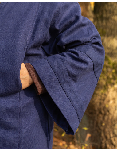 Túnica Oberón para magos y clérigos en algodón - azul