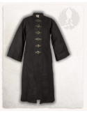 Túnica Oberón para magos y clérigos en algodón - negro