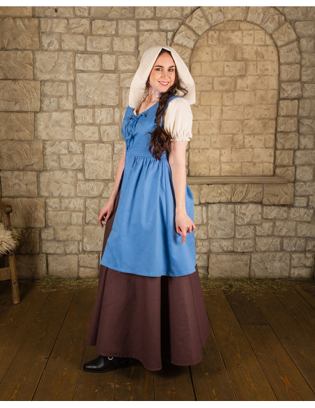 Sobrevesta Medieval Clara en azul