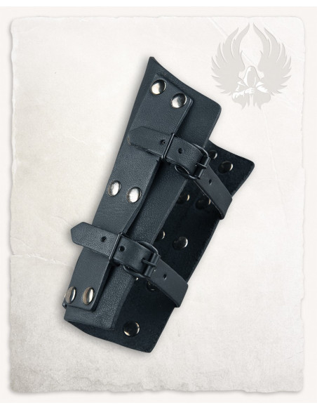 Erend Middeleeuwse Bracers in leer -...