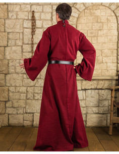 Túnica de peregrino o mago modelo Abraxas, burdeos 2