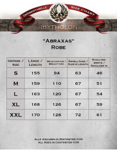 Túnica de peregrino o mago modelo Abraxas, crema 2