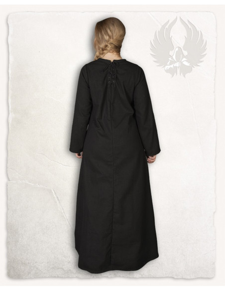 Schwarze mittelalterliche Tunika,...