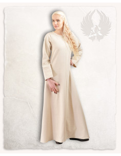 Mittelalterliche Tunika, cremefarben, Modell Alina, aus... 2