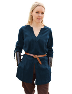 Ylva Viking Dame Tunika - blå 2