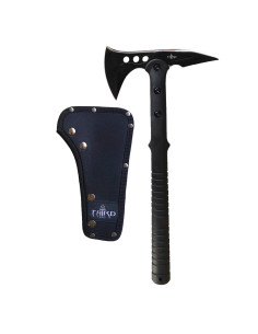 Dritte taktische Axt aus schwarzem 420-Stahl, 39 cm.