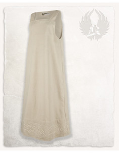 Viking schort jurk model Alva, creme 2