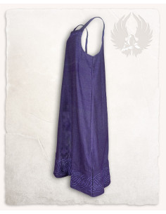 Vestido delantal vikingo modelo Alva Fishbone, morado 2