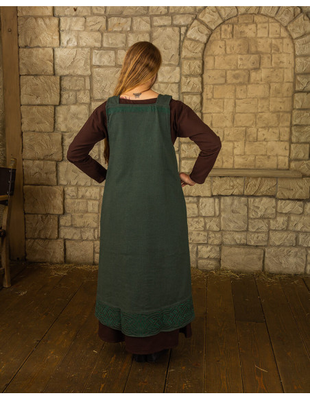 Wikinger-Schürzenkleid Modell Alva, grün