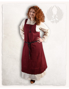 Viking schort jurk model Alva, rood