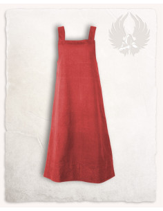 Viking schort jurk model Alva, rood 2