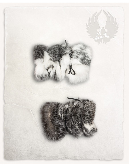 Viking Engelse konijnenbont bretels