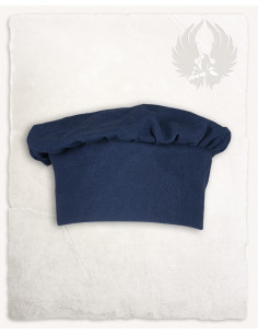 Armin Italienische mittelalterliche Baskenmütze – Blau 2