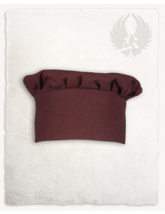 Italiaanse middeleeuwse baret Armin - bordeaux 2