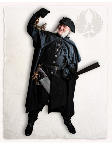 Capa medieval cuello alto modelo Bron...