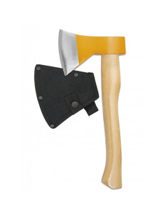Hacha Albainox con hoja en acero y mango en madera (43 cm.)