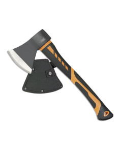 Barbarisk øksefiber og gummiskaft (42 cm.)