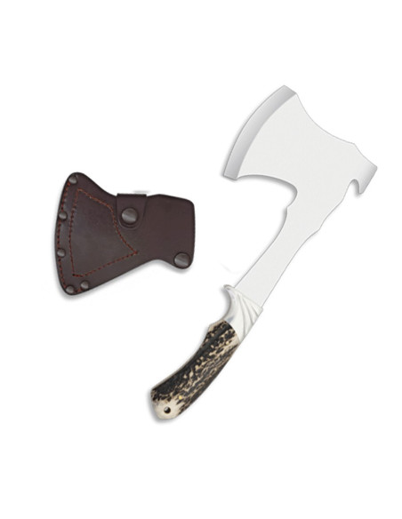 Albainox jachtbijl hertengewei