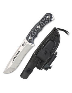 Cuchillo táctico K25 Jacob, con funda