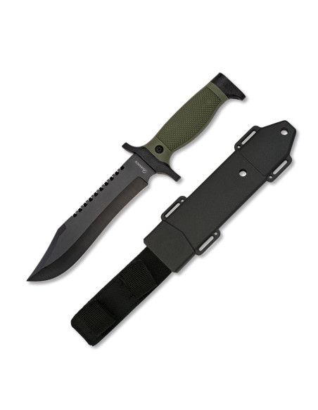 Albainox Black Bear kniv, ABS skede (30,50 cm.)