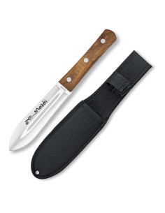 Albainox Masai mes met dubbele rand, lemmet 14 cm.