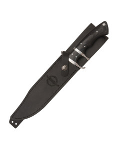 Gil Hibben overfaldskniv, præget læderskede 2