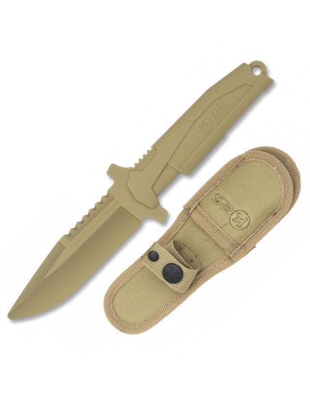 K25 Coyote træningskniv, med skede