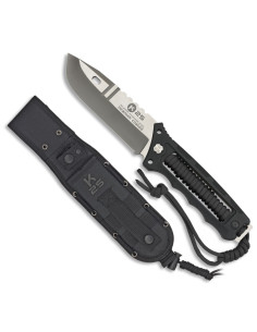 K25 Messer mit schwarzem Schnurgriff