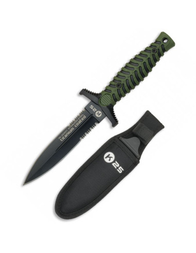K25 taktisches Messer, Klinge 12,5 cm.