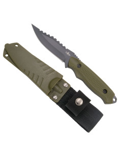 Taktisches Messer Griff und Scheide aus ABS, Schwarz