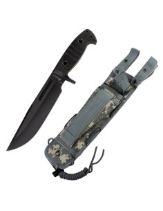 Taktisches Messer Dritte schwarze Klinge, (35 cm.)