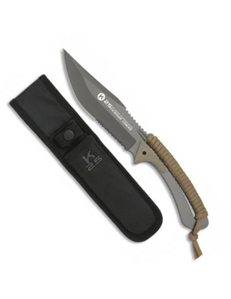 Cuchillo K25 encordado coyote Cuchillo K25 encordado coyote